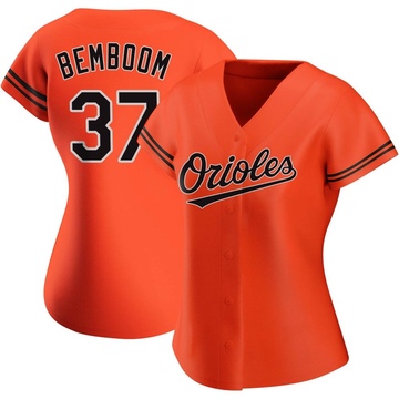 Authentic Anthony Bemboom Women's Baltimore Orioles Orange Alternate Jersey