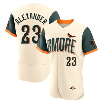 Authentic Blaze Alexander Men's Baltimore Orioles Cream 2026 City Connect Stadium Jersey