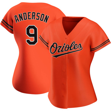 Authentic Brady Anderson Women's Baltimore Orioles Orange Alternate Jersey