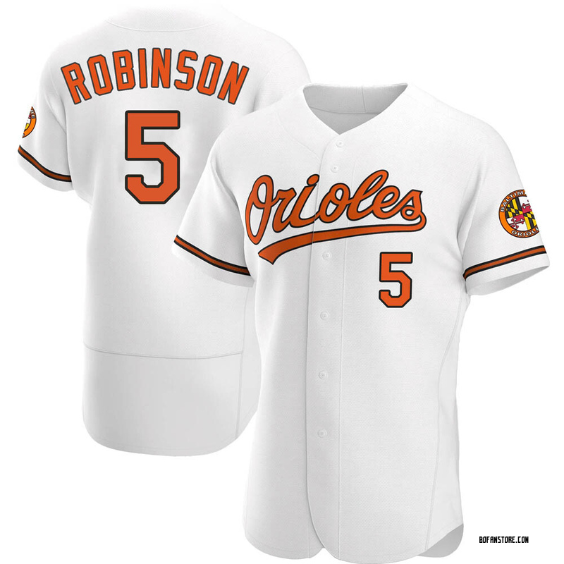 Authentic Brooks Robinson Men's Baltimore Orioles White Home Jersey
