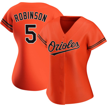 Authentic Brooks Robinson Women's Baltimore Orioles Orange Alternate Jersey