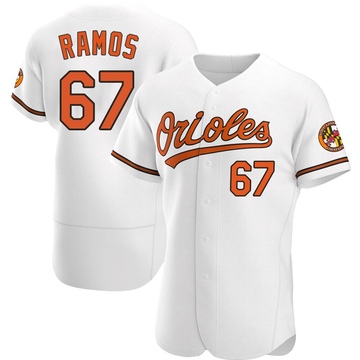 Authentic Bryan Ramos Men's Baltimore Orioles White Home Jersey