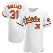 Authentic Cedric Mullins Men's Baltimore Orioles White Home Jersey