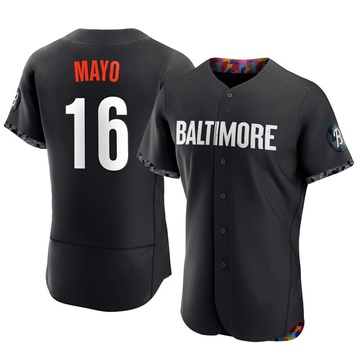 Authentic Coby Mayo Men's Baltimore Orioles Black 2023 City Connect Jersey