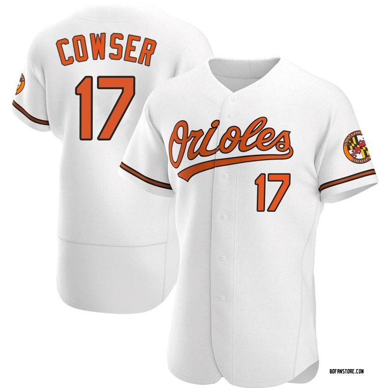 Authentic Colton Cowser Men's Baltimore Orioles White Home Jersey