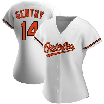 Authentic Craig Gentry Women's Baltimore Orioles White Home Jersey