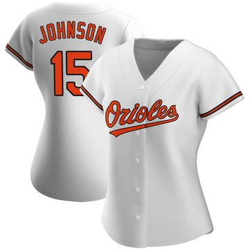 Authentic Davey Johnson Women's Baltimore Orioles White Home Jersey