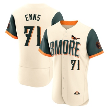 Authentic Dietrich Enns Men's Baltimore Orioles Cream 2026 City Connect Stadium Jersey