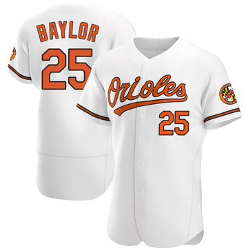 Authentic Don Baylor Men's Baltimore Orioles White Home Jersey