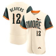 Authentic Dylan Beavers Men's Baltimore Orioles Cream 2026 City Connect Stadium Jersey