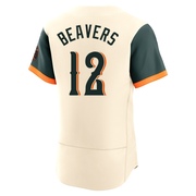 Authentic Dylan Beavers Men's Baltimore Orioles Cream 2026 City Connect Stadium Jersey