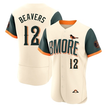Authentic Dylan Beavers Men's Baltimore Orioles Cream 2026 City Connect Stadium Jersey