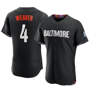 Authentic Earl Weaver Men's Baltimore Orioles Black 2023 City Connect Jersey