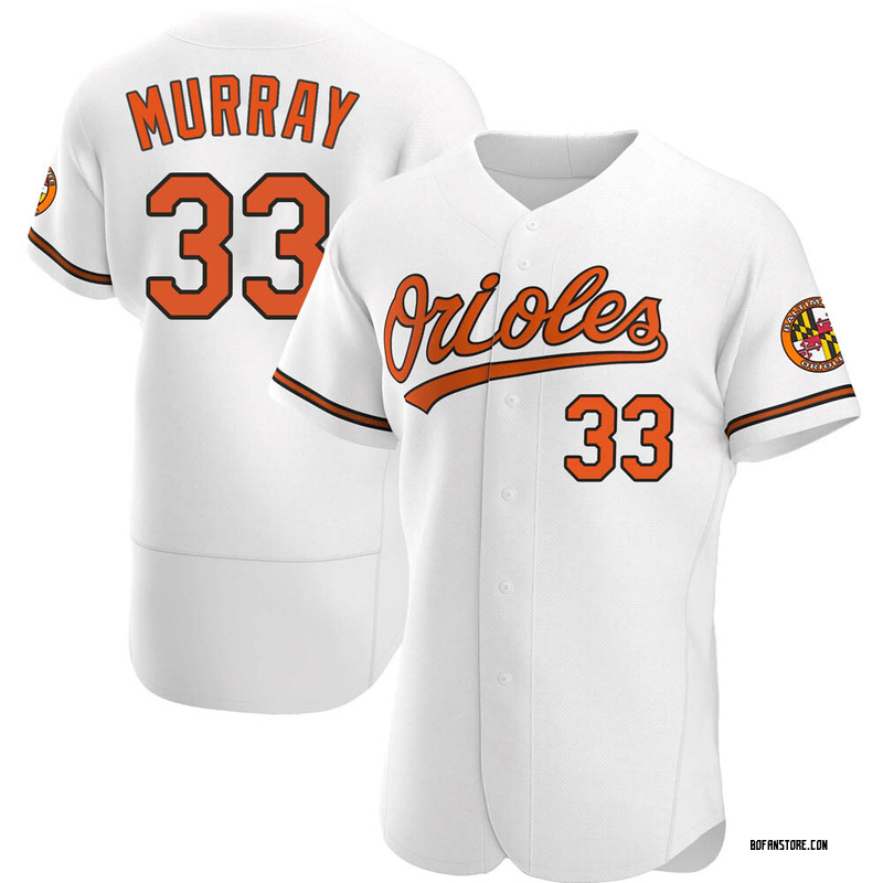 Authentic Eddie Murray Men's Baltimore Orioles White Home Jersey