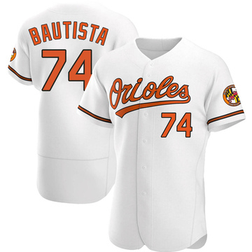 Authentic Felix Bautista Men's Baltimore Orioles White Home Jersey