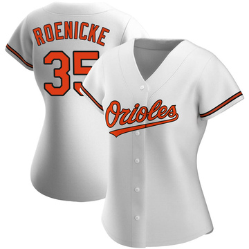 Authentic Gary Roenicke Women's Baltimore Orioles White Home Jersey