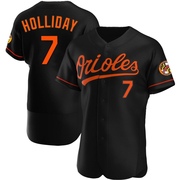 Authentic Jackson Holliday Men's Baltimore Orioles Black Alternate Jersey