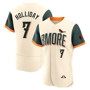 Authentic Jackson Holliday Men's Baltimore Orioles Cream 2026 City Connect Stadium Jersey