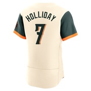 Authentic Jackson Holliday Men's Baltimore Orioles Cream 2026 City Connect Stadium Jersey