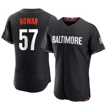 Authentic Jackson Kowar Men's Baltimore Orioles Black 2023 City Connect Jersey