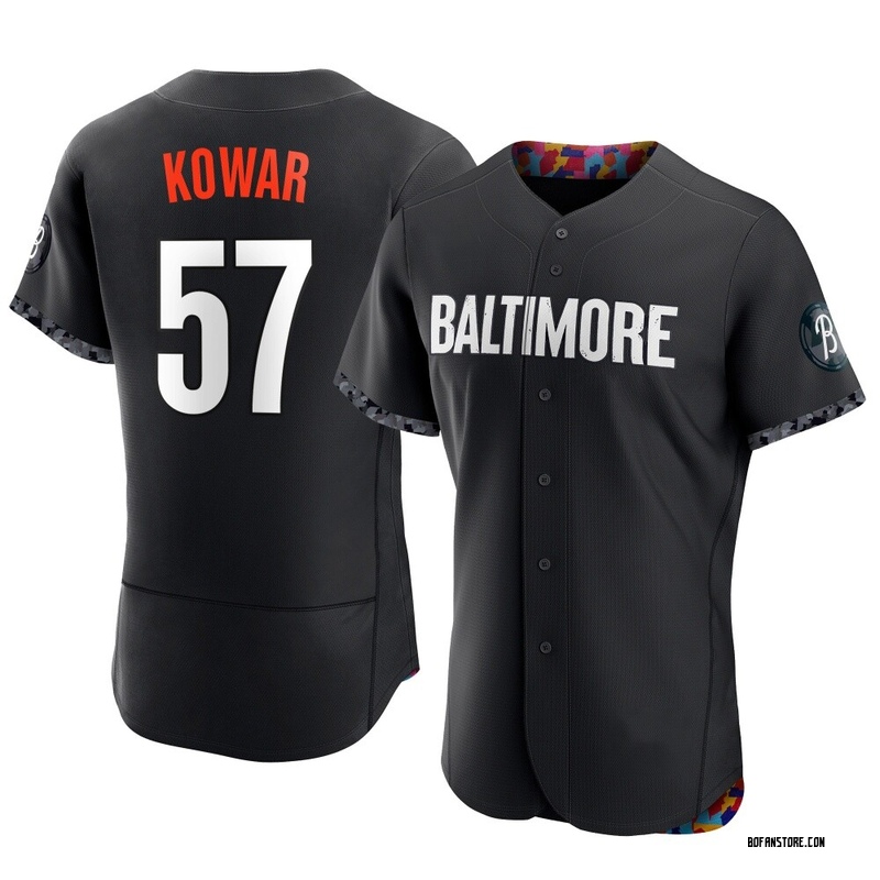 Authentic Jackson Kowar Men's Baltimore Orioles Black 2023 City Connect Jersey