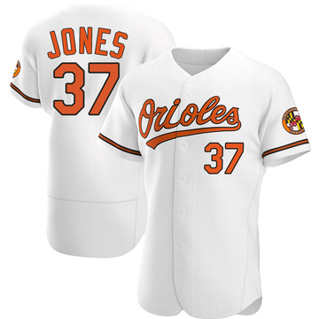 Authentic Jahmai Jones Men's Baltimore Orioles White Home Jersey