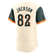 Authentic Jeremiah Jackson Men's Baltimore Orioles Cream 2026 City Connect Stadium Jersey