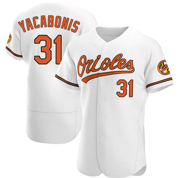 Authentic Jimmy Yacabonis Men's Baltimore Orioles White Home Jersey