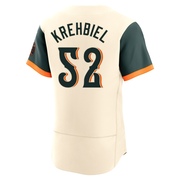 Authentic Joey Krehbiel Men's Baltimore Orioles Cream 2026 City Connect Stadium Jersey