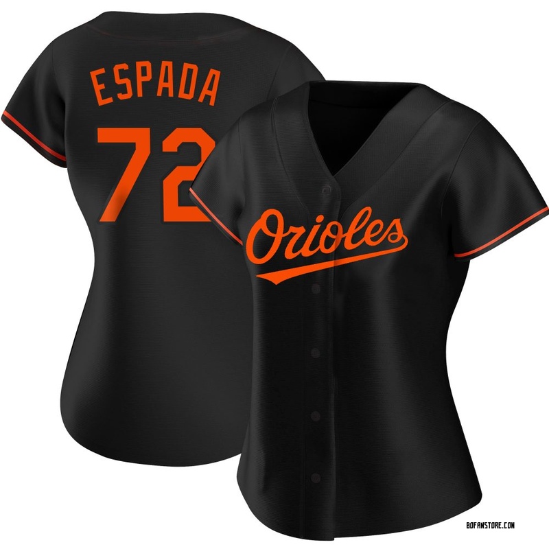 Authentic Jose Espada Women's Baltimore Orioles Black Alternate Jersey