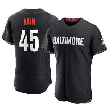 Authentic Keegan Akin Men's Baltimore Orioles Black 2023 City Connect Jersey