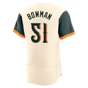 Authentic Matt Bowman Men's Baltimore Orioles Cream 2026 City Connect Stadium Jersey