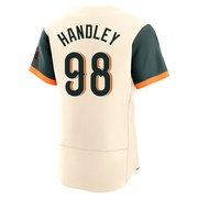 Authentic Maverick Handley Men's Baltimore Orioles Cream 2026 City Connect Stadium Jersey