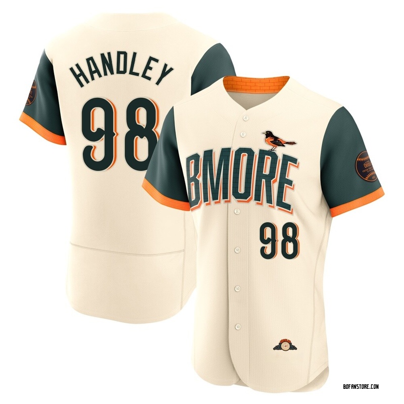Authentic Maverick Handley Men's Baltimore Orioles Cream 2026 City Connect Stadium Jersey