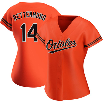 Authentic Merv Rettenmund Women's Baltimore Orioles Orange Alternate Jersey