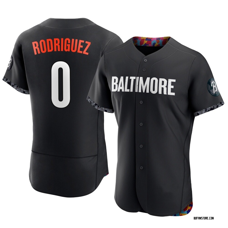 Authentic Miguel Rodriguez Men's Baltimore Orioles Black 2023 City Connect Jersey