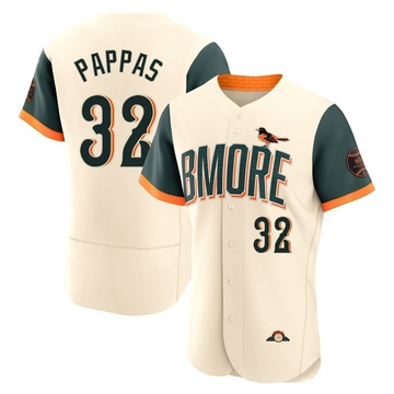 Authentic Milt Pappas Men's Baltimore Orioles Cream 2026 City Connect Stadium Jersey