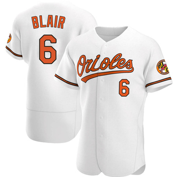 Authentic Paul Blair Men's Baltimore Orioles White Home Jersey