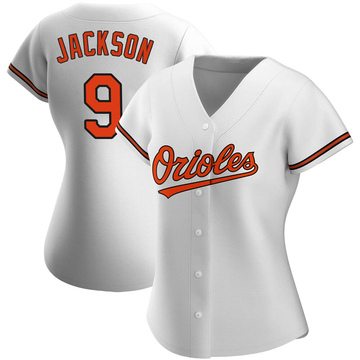 Authentic Reggie Jackson Women's Baltimore Orioles White Home Jersey