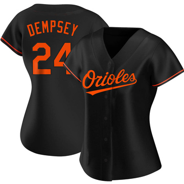 Authentic Rick Dempsey Women's Baltimore Orioles Black Alternate Jersey