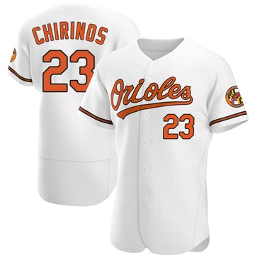 Authentic Robinson Chirinos Men's Baltimore Orioles White Home Jersey