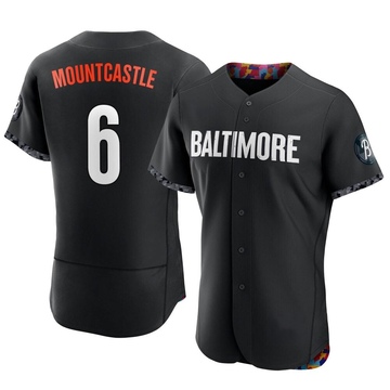 Authentic Ryan Mountcastle Men's Baltimore Orioles Black 2023 City Connect Jersey