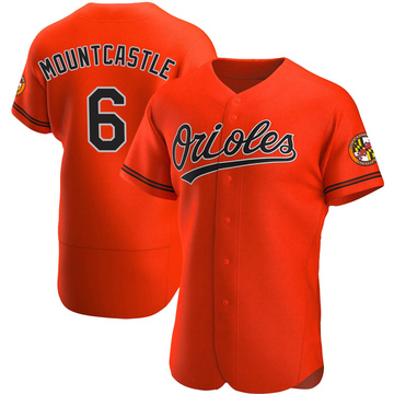 Authentic Ryan Mountcastle Men's Baltimore Orioles Orange Alternate Jersey
