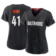 Authentic Ryan Noda Women's Baltimore Orioles Black 2023 City Connect Jersey