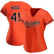 Authentic Ryan Noda Women's Baltimore Orioles Orange Alternate Jersey