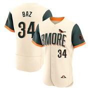 Authentic Shane Baz Men's Baltimore Orioles Cream 2026 City Connect Stadium Jersey