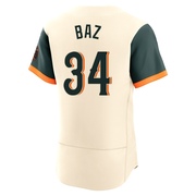 Authentic Shane Baz Men's Baltimore Orioles Cream 2026 City Connect Stadium Jersey