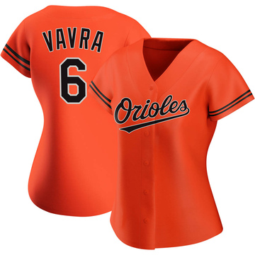 Authentic Terrin Vavra Women's Baltimore Orioles Orange Alternate Jersey