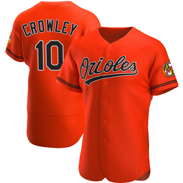 Authentic Terry Crowley Men's Baltimore Orioles Orange Alternate Jersey
