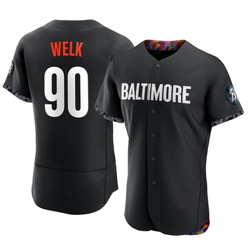Authentic Toby Welk Men's Baltimore Orioles Black 2023 City Connect Jersey